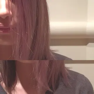 セミロング 🌸ハイトーン 新田　廉 🌸のヘアスタイル