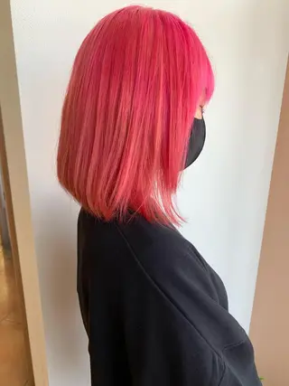 ミディアム カラー karen ☺︎のヘアスタイル