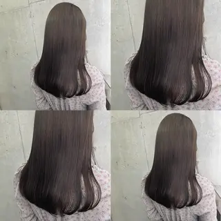 セミロング カラー カジュアルを女っぽく 𝗮𝘆𝗮𝗰𝗼のヘアスタイル