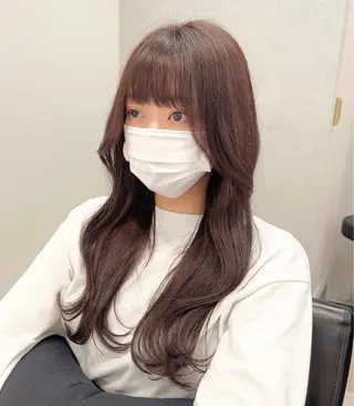 ロング カラー 髪質改善 ヒデのヘアスタイル