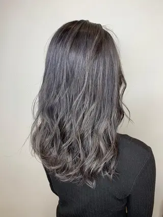 ミディアム カラー シールエクステ♦️ レイヤー♦️福田晃大のヘアスタイル