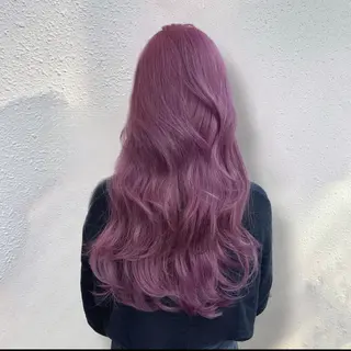 ミディアム カラー ヘアアレンジ 🌟🍒ハイトーン 韓国ヘア/ユウミのヘアスタイル