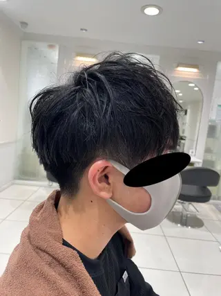 メンズ センターパート 川島爽楽のヘアスタイル