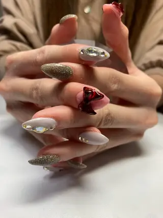 セミロング ネイル マツエク・マツパ nail yukkoのネイルデザイン