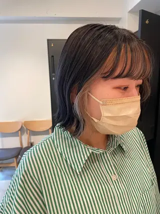 ミディアム カラー SALOWIN下北沢所属・hazuki 🌝のヘアスタイル