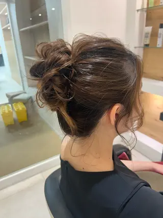 ヘアアレンジ 🖤韓国風顔周り / TAMAMI🖤のヘアスタイル