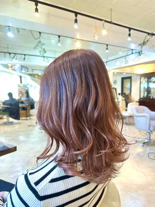 ロング カラー スパイキー/ ピンパーマ/緑川雄也のヘアスタイル