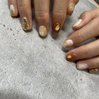 ネイル p.o.n. nuance/個性的のネイルデザイン