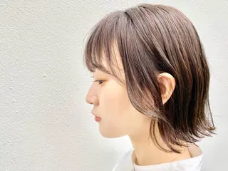 ショート カラー パーマ ヘアアレンジ 徳永 大樹のヘアスタイル