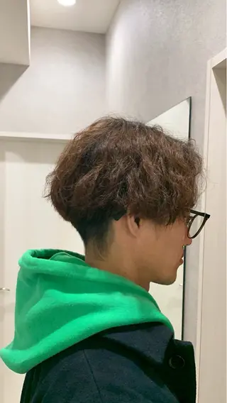 パーマ メンズ 田中 怜菜のヘアスタイル