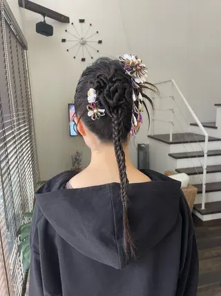 ロング ヘアアレンジ Felice Erikaのヘアスタイル