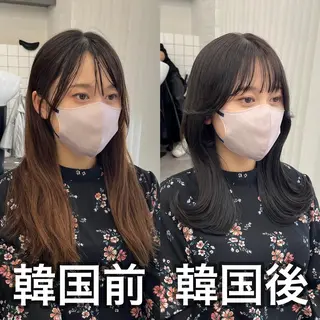 ミディアム カラー パーマ ヘアアレンジ メンズ 韓国ヘア×2way 🇰🇷和知拓郎のヘアスタイル