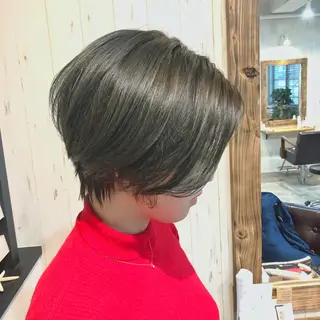 ショート カラー [店長]加地 峻のヘアスタイル