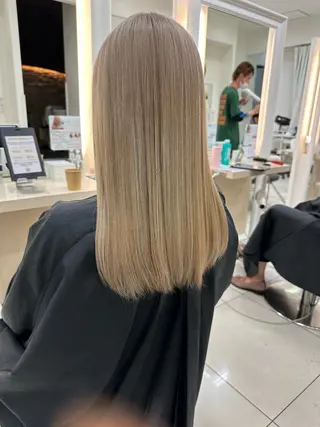 セミロング 竹下 勝也のヘアスタイル