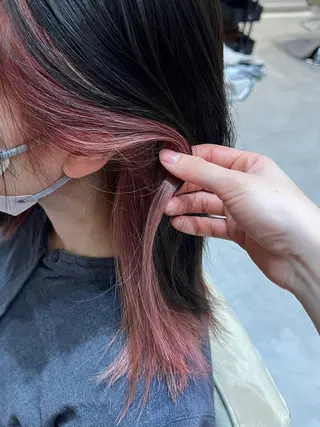 ミディアム カラー 透明感/ベージュ /kazui🐈のヘアスタイル