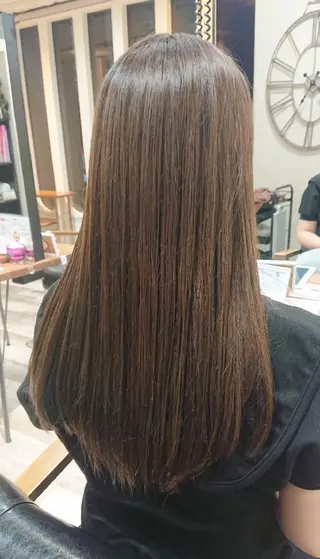 ロング パーマ ACROあべの店所属・艶カラー/インナー /グラデ/大西小百合のヘアスタイル