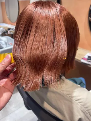 ミディアム 髪質改善×艶髪　斉藤 勝のヘアスタイル