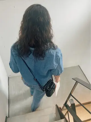 ミディアム カラー パーマ ヘアアレンジ stand所属・ニュアンスヘア🌔 nanakoのヘアスタイル