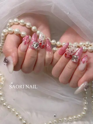 ネイル 長さだし特化サロン SAORINAILのネイルデザイン