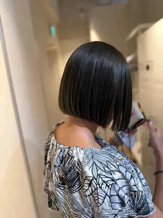 ショート パーマ ioeわかめようじ/ 縮毛矯正/髪質改善のヘアスタイル