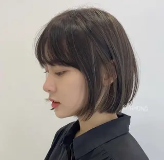 ミディアム ブリーチなし/透明感 /ショート/大世のヘアスタイル