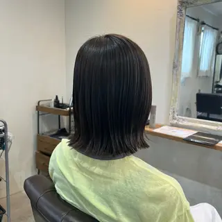 ショート 切りっぱなしボブ 👩🏼ミニボブのヘアスタイル