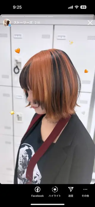 ミディアム カラー ガーリーstyle ❤︎misaki🏹のヘアスタイル