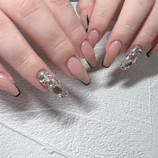 ロング ネイル nail salon émuのネイルデザイン