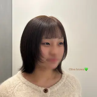 カラー ⭐️透明感カラー🧤 チサ🌀のヘアスタイル