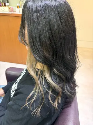 ロング カラー 加藤（旧姓　今竹） 遥花のヘアスタイル