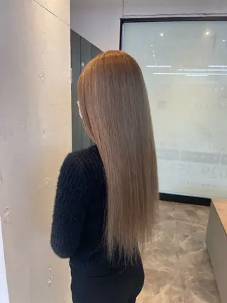 ロング 🧋ミルクティーカラ ー🧋特化小林拓登のヘアスタイル