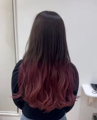 ロング カラー Hinata  ︎︎のヘアスタイル