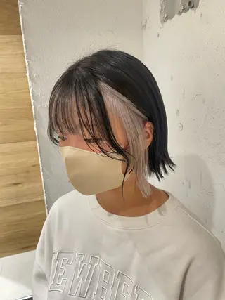 ミディアム EIGHT サイショ ミズキのヘアスタイル