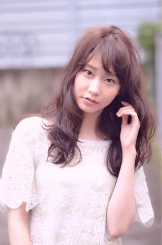 ロング カラー 吉祥寺aivee 若手注目スタッフのヘアスタイル