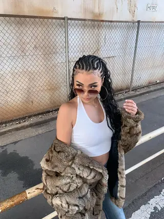 ロング ヘアアレンジ Lehua   (レフア)所属・MEI/ブレイズ/ コーンロウ/茅ヶ崎のヘアスタイル