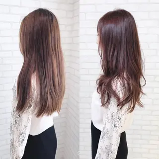 ロング カラー アビリタ 警固のヘアスタイル