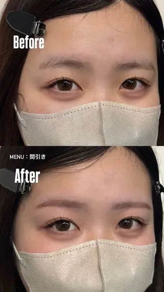 メンズ アイブロウ iBROW. 熊見怜奈の眉毛・アイブロウイメージ