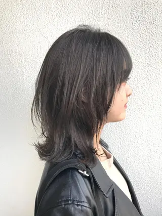 ミディアム パーマ ヘアアレンジ 💖うる艶カラー💖 モデル募集💖のヘアスタイル