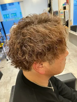 パーマ メンズ メンズ特化/パーマ/ フェードWATARUのヘアスタイル