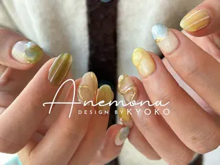 ミディアム 【ANEMONA】 Kyokoのネイルデザイン