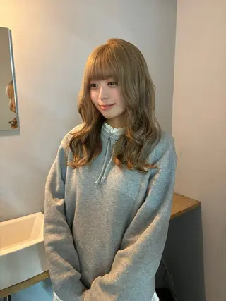 セミロング カラー メンズカットモデル/ いぶきのヘアスタイル