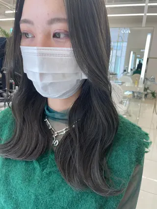 セミロング COA GINZA 空也/前髪/顔まわりのヘアスタイル