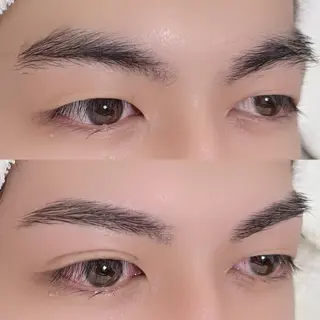 メンズ アイブロウ iplus まつげ、眉毛、耳つぼのマツエク・マツパデザイン