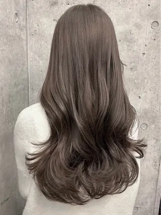 ロング カラー ヘアアレンジ 垢抜け透明感カラー 指名No.1shunのヘアスタイル