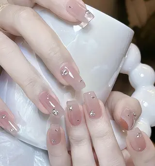 ネイル 長いだし/スカルプ/ パラシェルN.oneのネイルデザイン