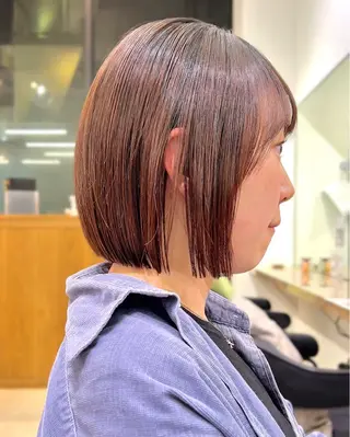 ショート カラー ⭐️似合わせボブ ⭐️かえでのヘアスタイル