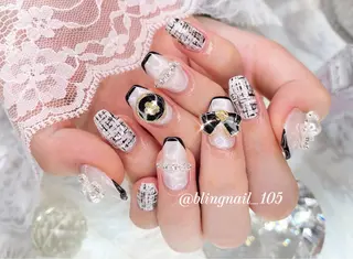 ネイル 23時まで❤︎韓国、 ワンホンネイルのネイルデザイン