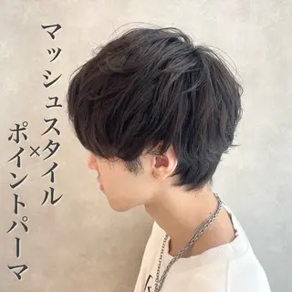 パーマ メンズ ダウンパーマ特化💎 ボブ・レイヤーりなのヘアスタイル