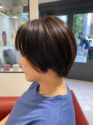 ショート equri×SHISEIDO所属・下田 希/レディースカットのヘアスタイル