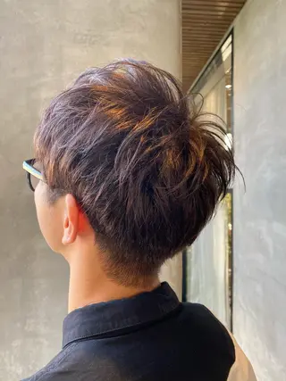 ショート カラー メンズ DEE okazakiのヘアスタイル